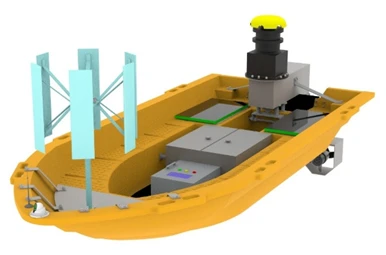 Több-energiájú kiegészítő tápegység pilóta nélküli hajó